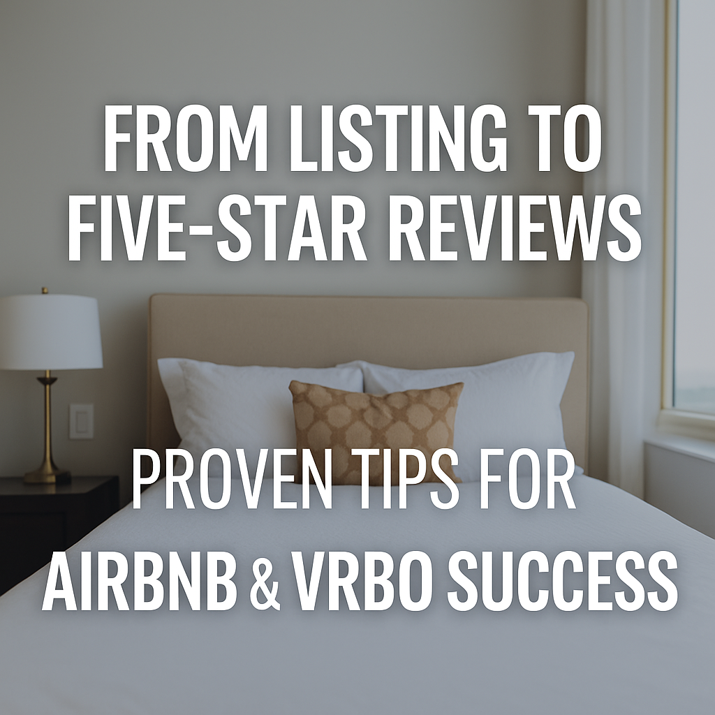 tips for hosting airbnb and vrbo success