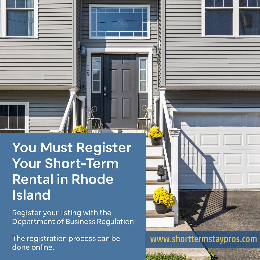 Rhode Island short term rental registration -how to register airbnb in RI