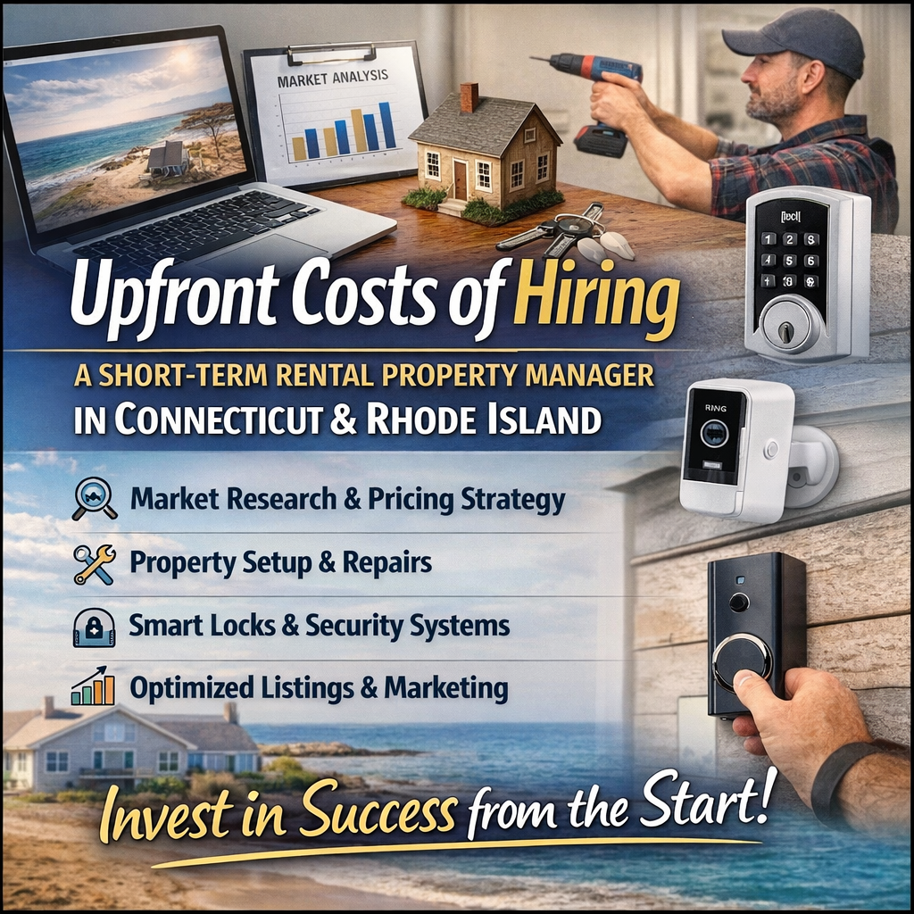 Upfront Costs of Short-Term Rental Management CT & RI