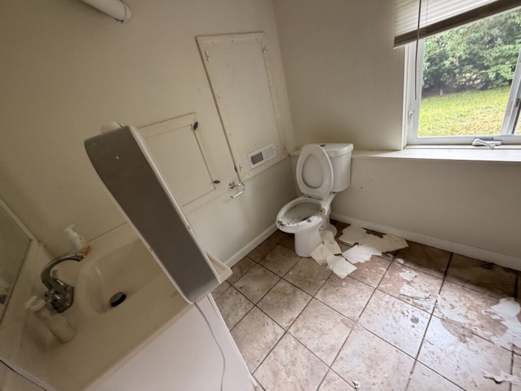 bathroom nightmare