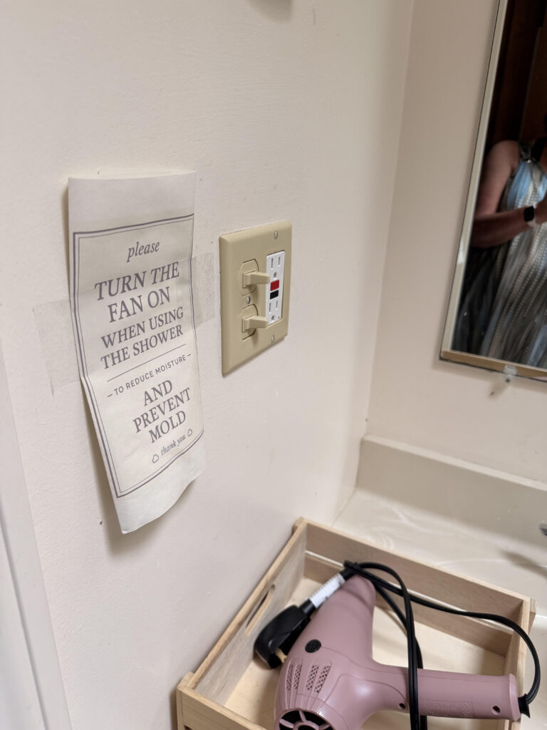 signs for Airbnb